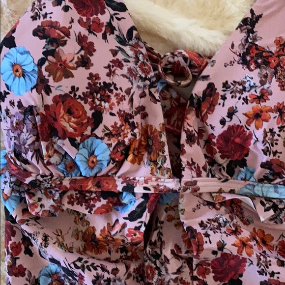 Ella Moss Gypsy Garden One Piece Swimsuit Size Medium - Picture 4 of 7